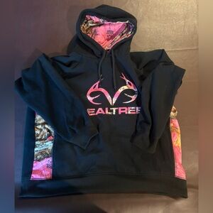 💥Buy 2 Get 1 Free💥 Realtree Edge Black and Pink Camo Hoodie